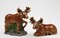 Hand Painted Ceramic Moose Couple Salt & Pepper Shakers, Home Décor, Gift for Her, Gift for Mom, Kitchen Décor, Cabin Decor